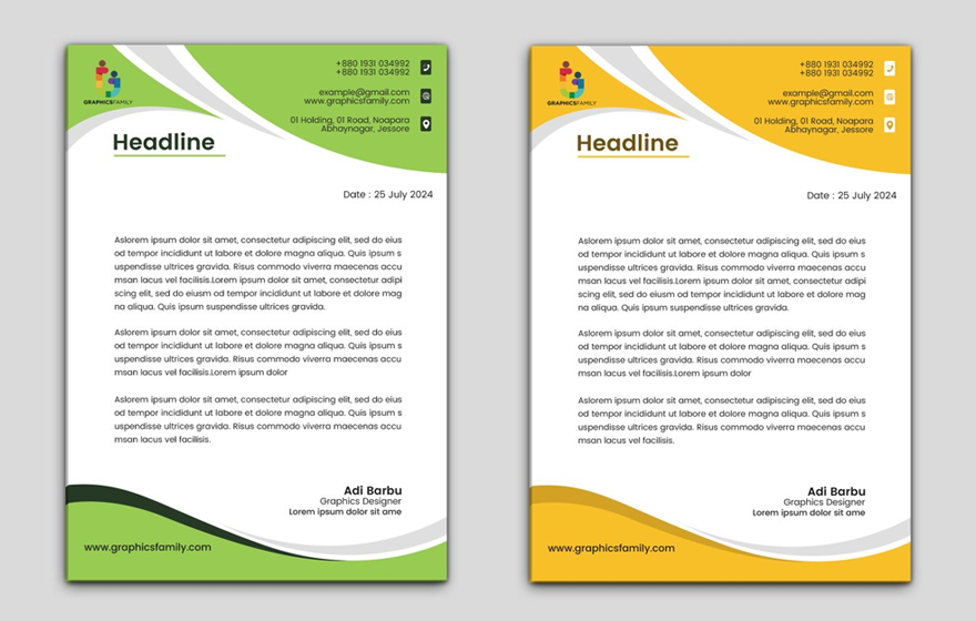 Letter Head Designing